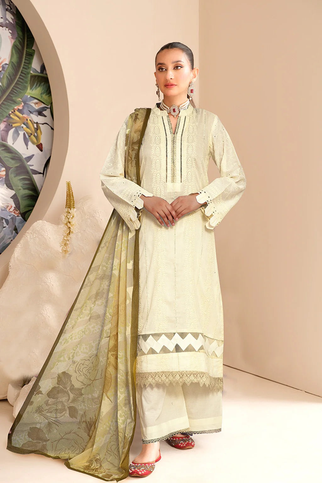 Rabail by Johra Chikankari Lawn Unstitched 3Pcs