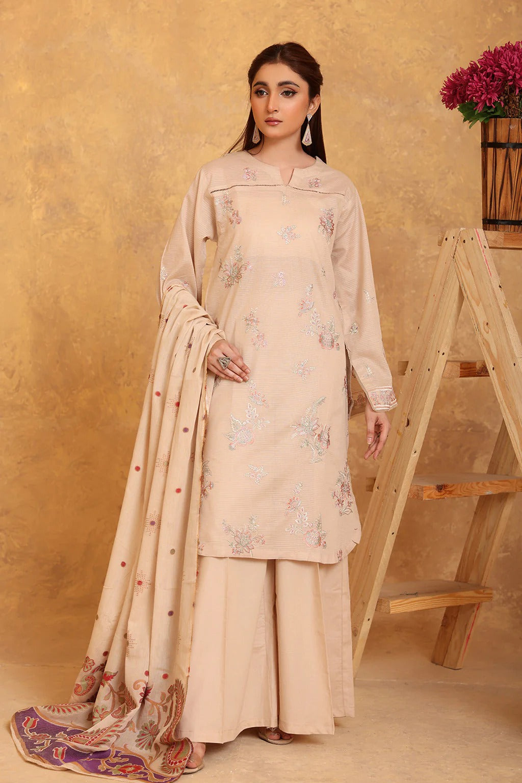 Amrish by Johra Embroidered Jecquard Bana Dora Lawn Unstitched 3Pcs