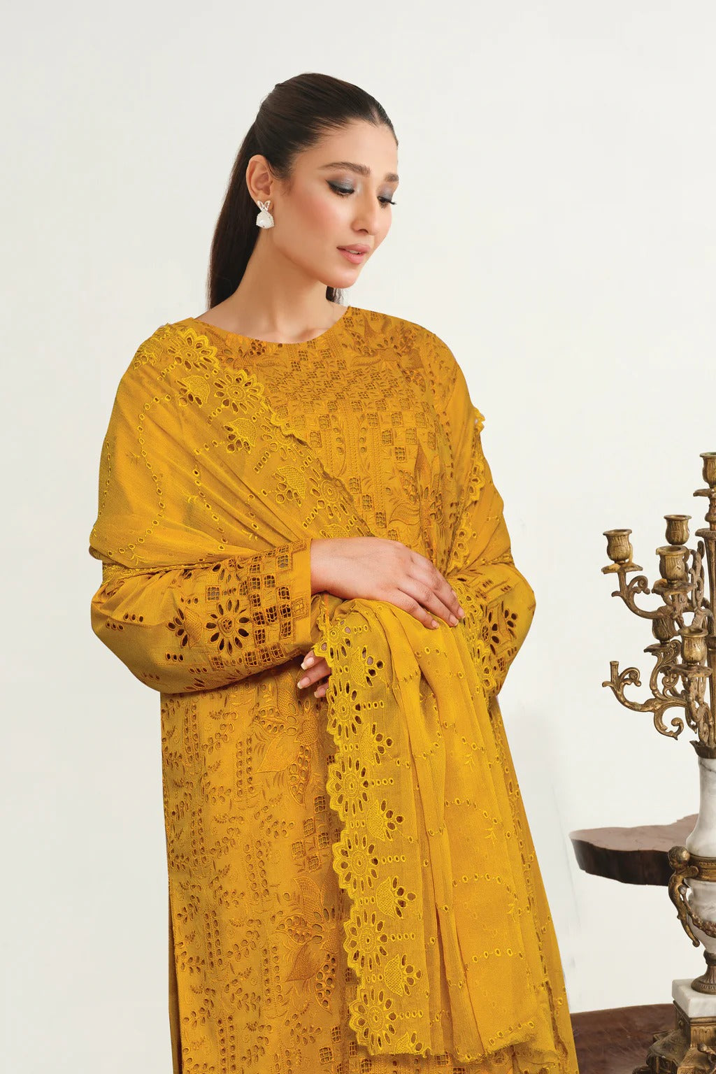 Yasheem by Johra Chikankari Lawn Unstitched 3Pcs