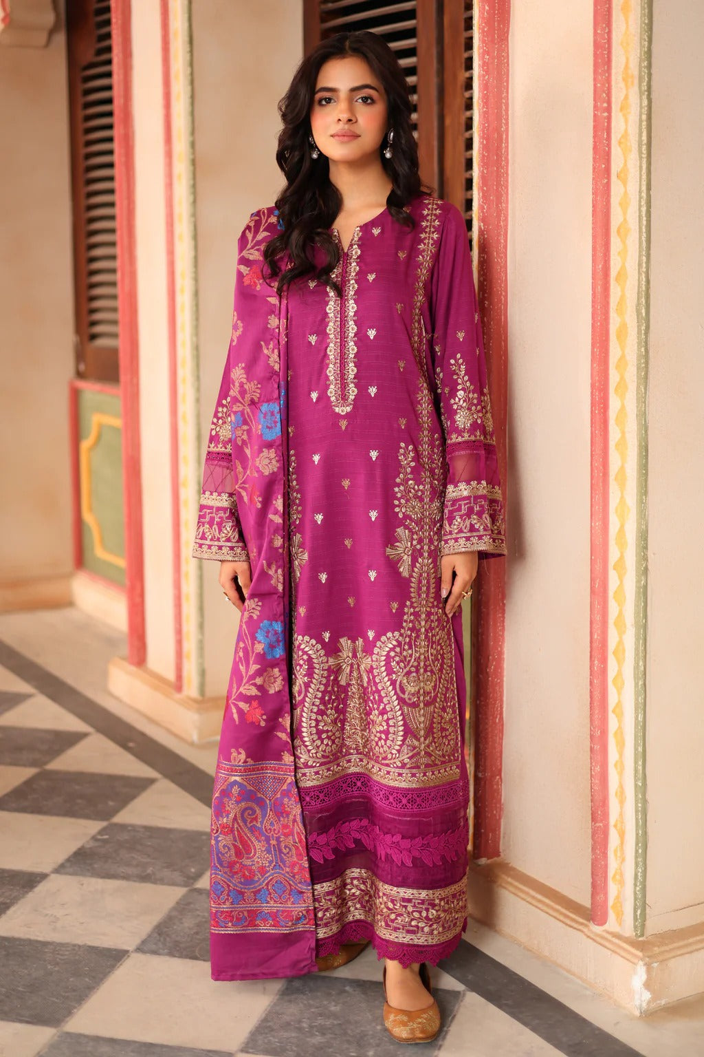 Zirwa by Johra Embroidered Lawn Unstitched 3Pcs