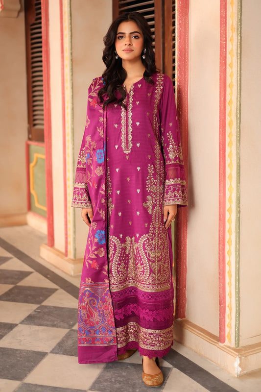 Zirwa by Johra Embroidered Lawn Unstitched 3Pcs