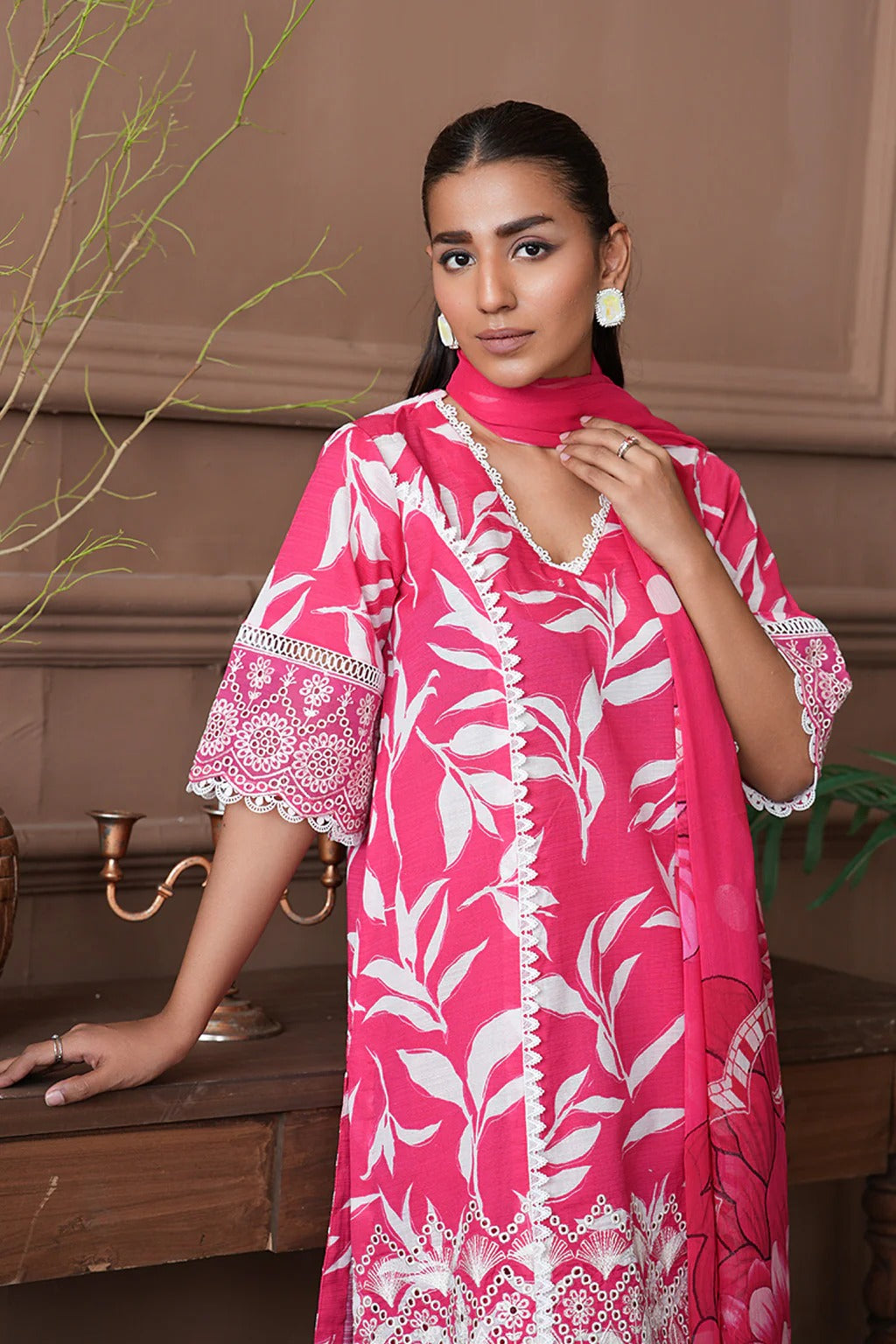 Shahzeen By Johra Embroidered Chikankari Printed Lawn Unstitched 3Pcs