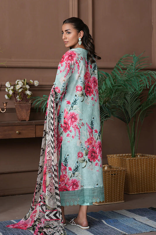 Shahzeen By Johra Embroidered Chikankari Printed Lawn Unstitched 3Pcs