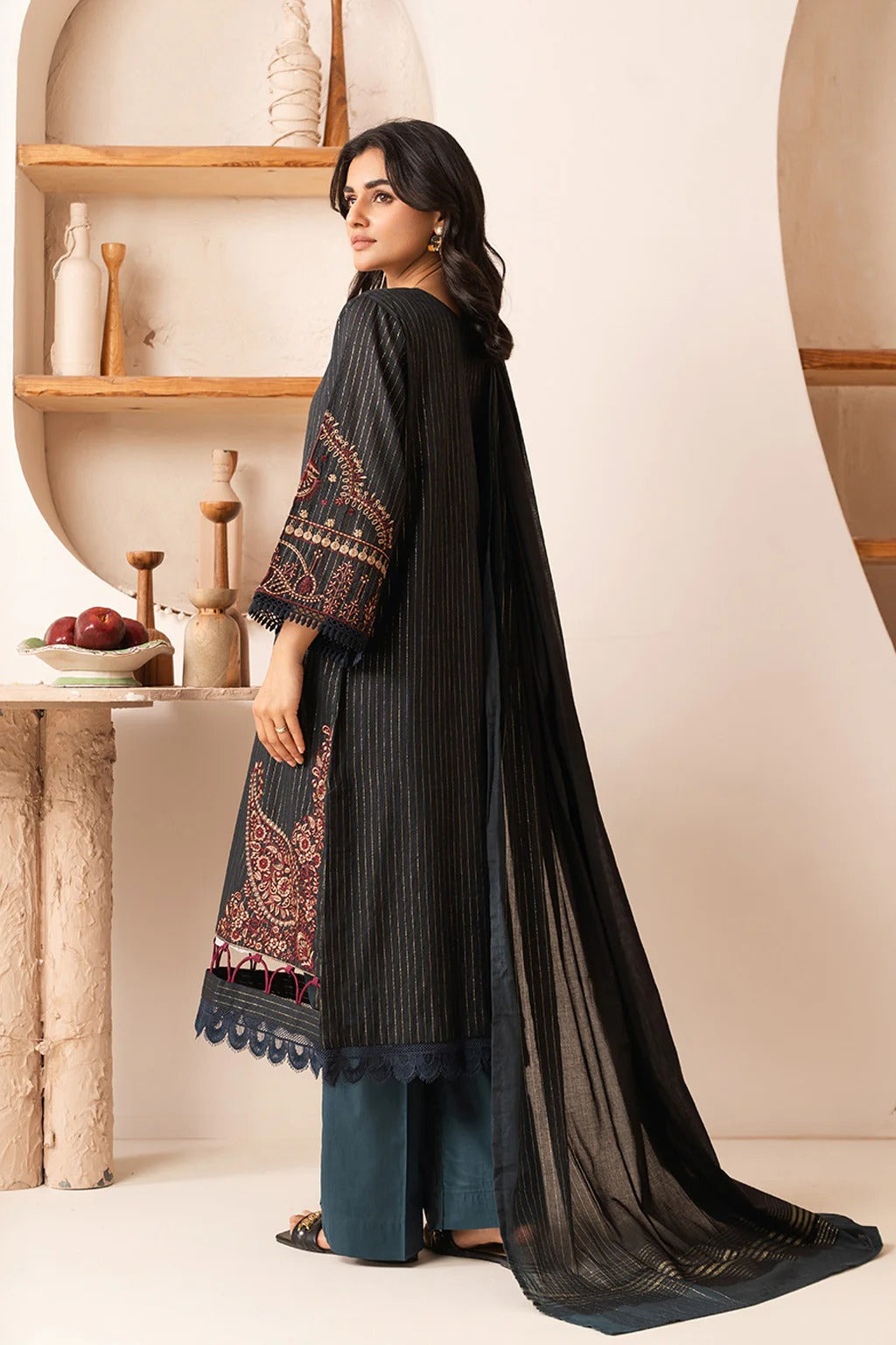 Rizil by Johra Embroidered Fancy Lawn Unstitched 3Pcs