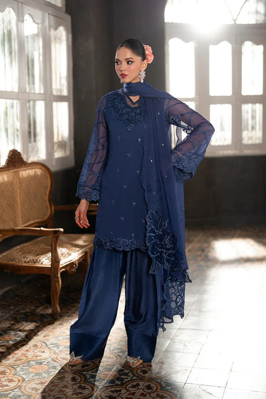 Azure Ensembles Festive Chiffon Unstitched 3Pcs