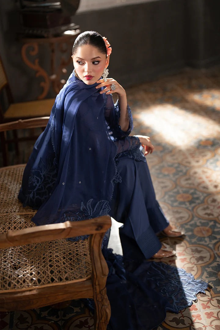 Azure Ensembles Festive Chiffon Unstitched 3Pcs