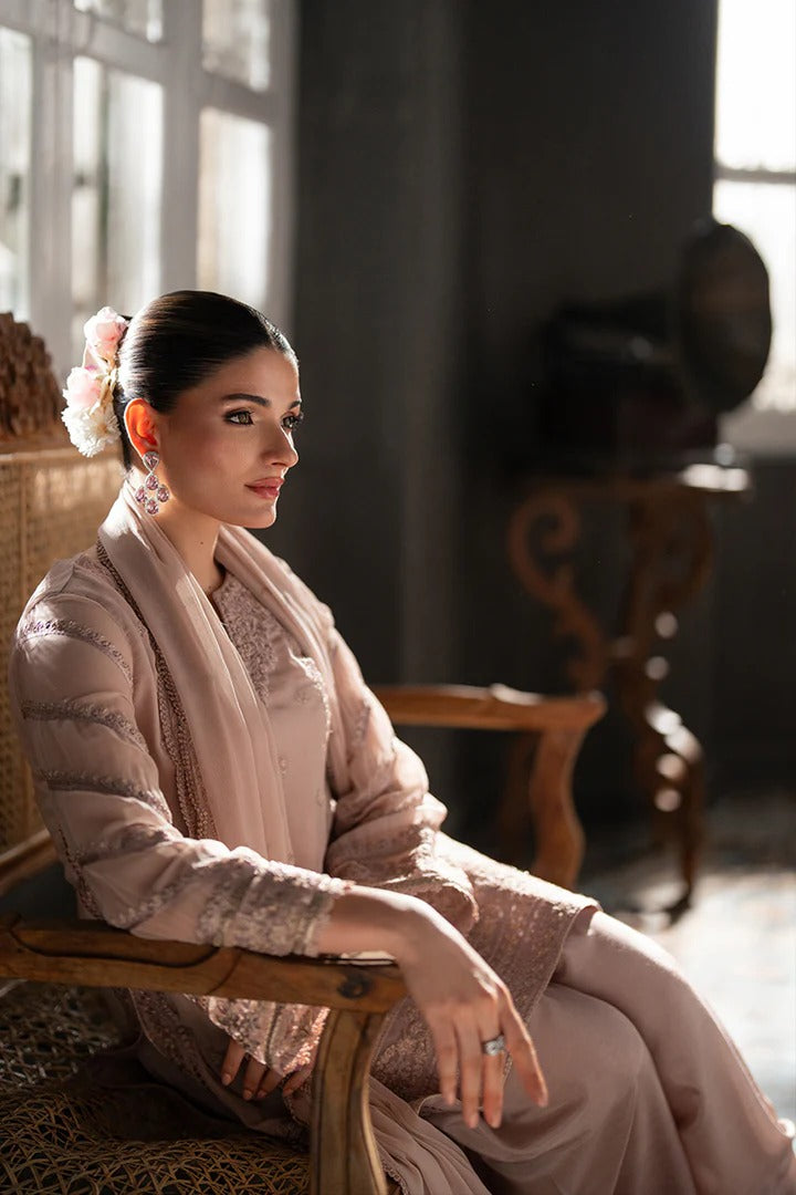 Azure Ensembles Festive Chiffon Unstitched 3Pcs