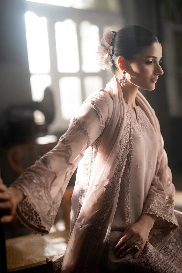 Azure Ensembles Festive Chiffon Unstitched 3Pcs