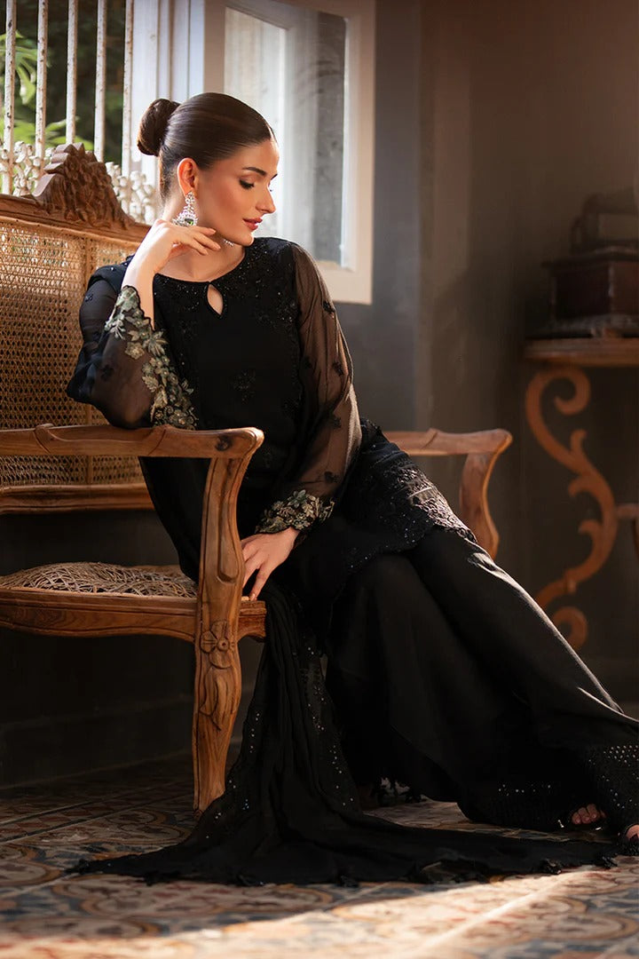 Azure Ensembles Festive Chiffon Unstitched 3Pcs