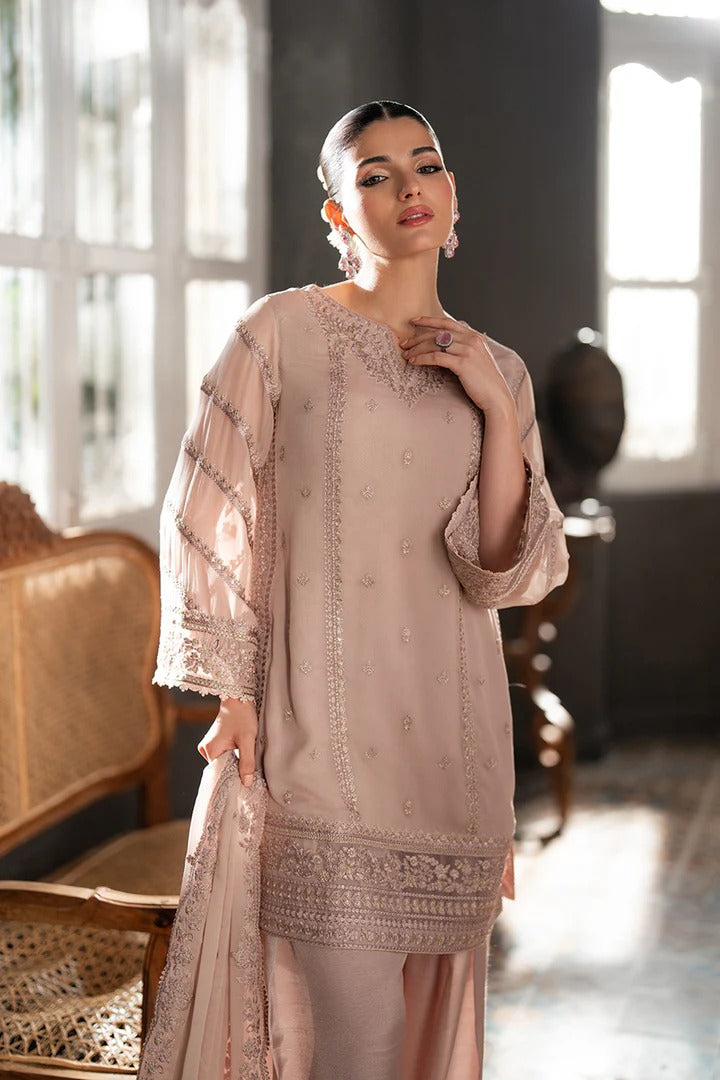 Azure Ensembles Festive Chiffon Unstitched 3Pcs