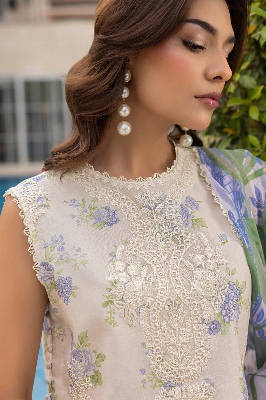 Mojito by Saad Sheikh Embroidered with Boring and Printed Lawn Unstitched 3Pcs