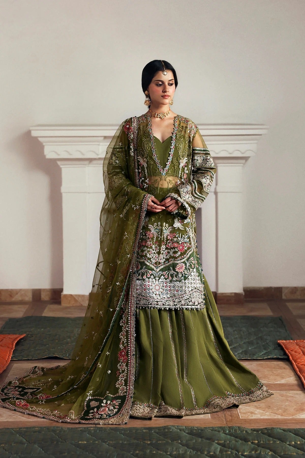 AFROZEH SHEHNAI Wedding Formals'25 Unstitched 3 Piece