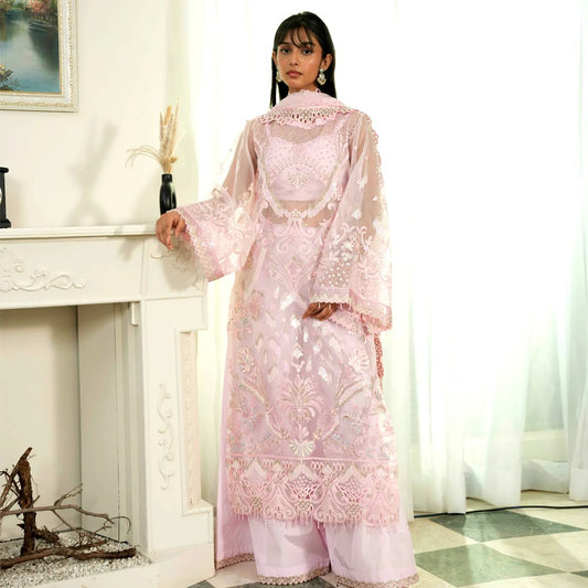 Mahroosh by Zebtan Embroidered Organza Unstitched 3Pcs