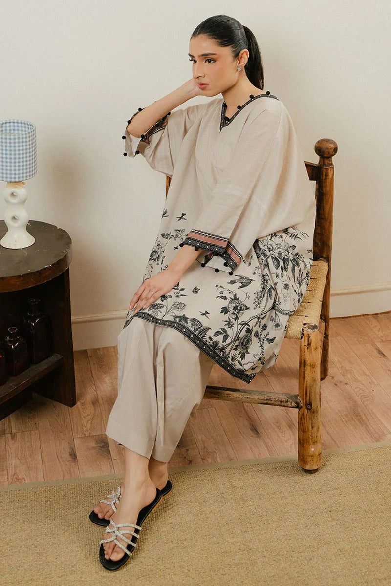 Cross Stitch Daily Digital Printed Lawn Collection'25 Unstitched 2pcs