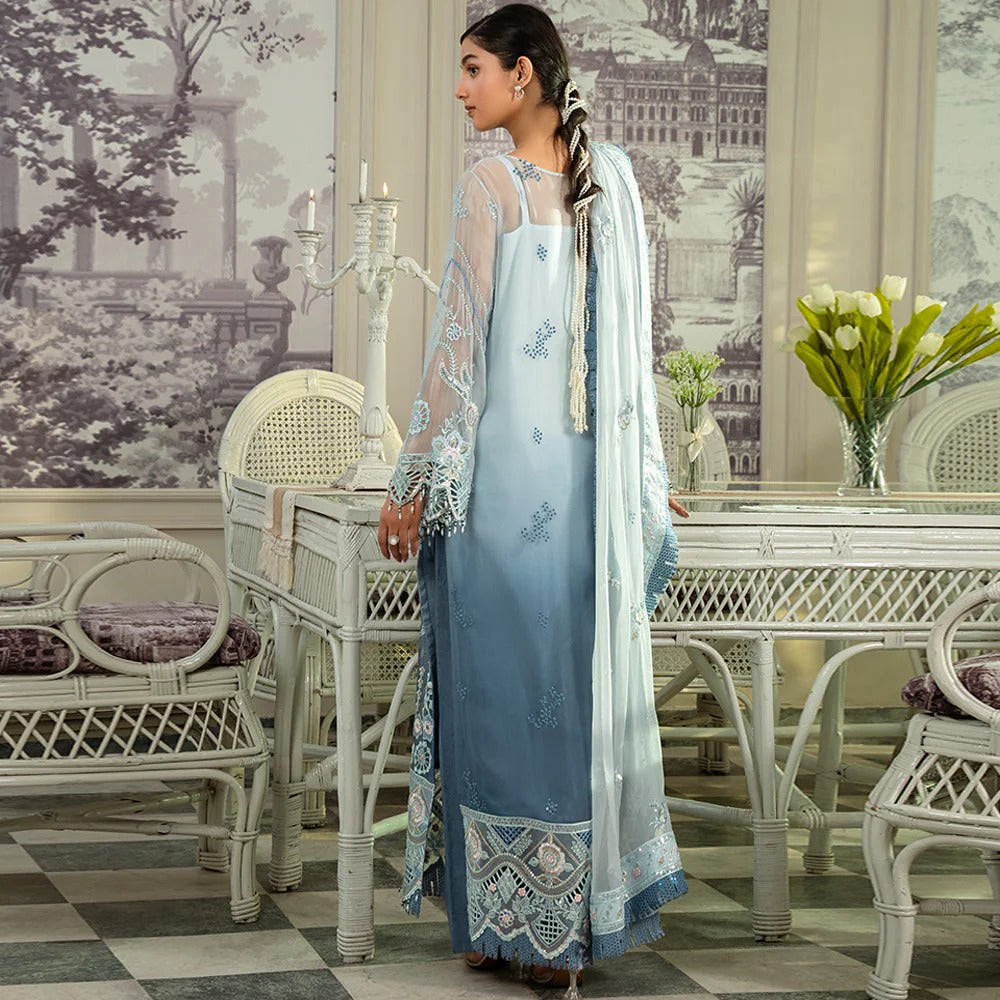 Mahroosh by Zebtan Embroidered Organza Unstitched 3Pcs