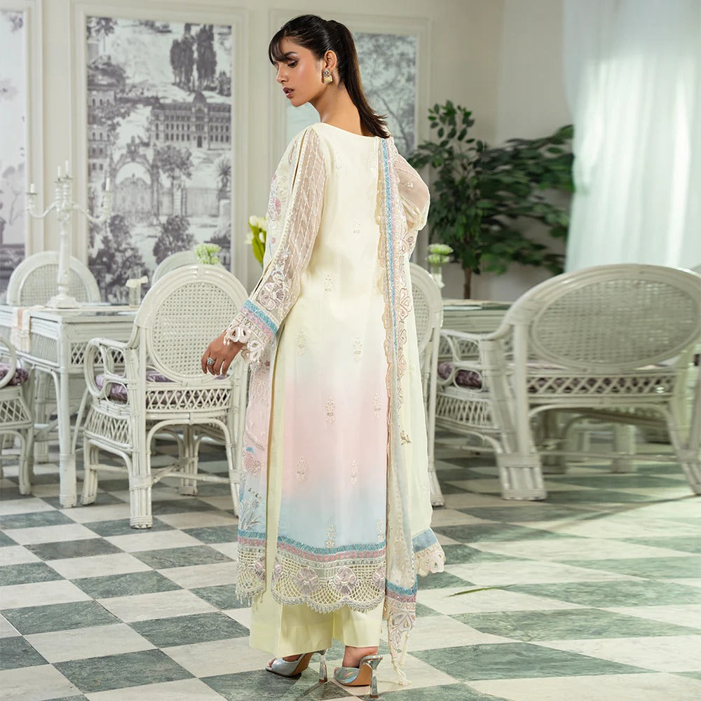 Mahroosh by Zebtan Embroidered Organza Unstitched 3Pcs