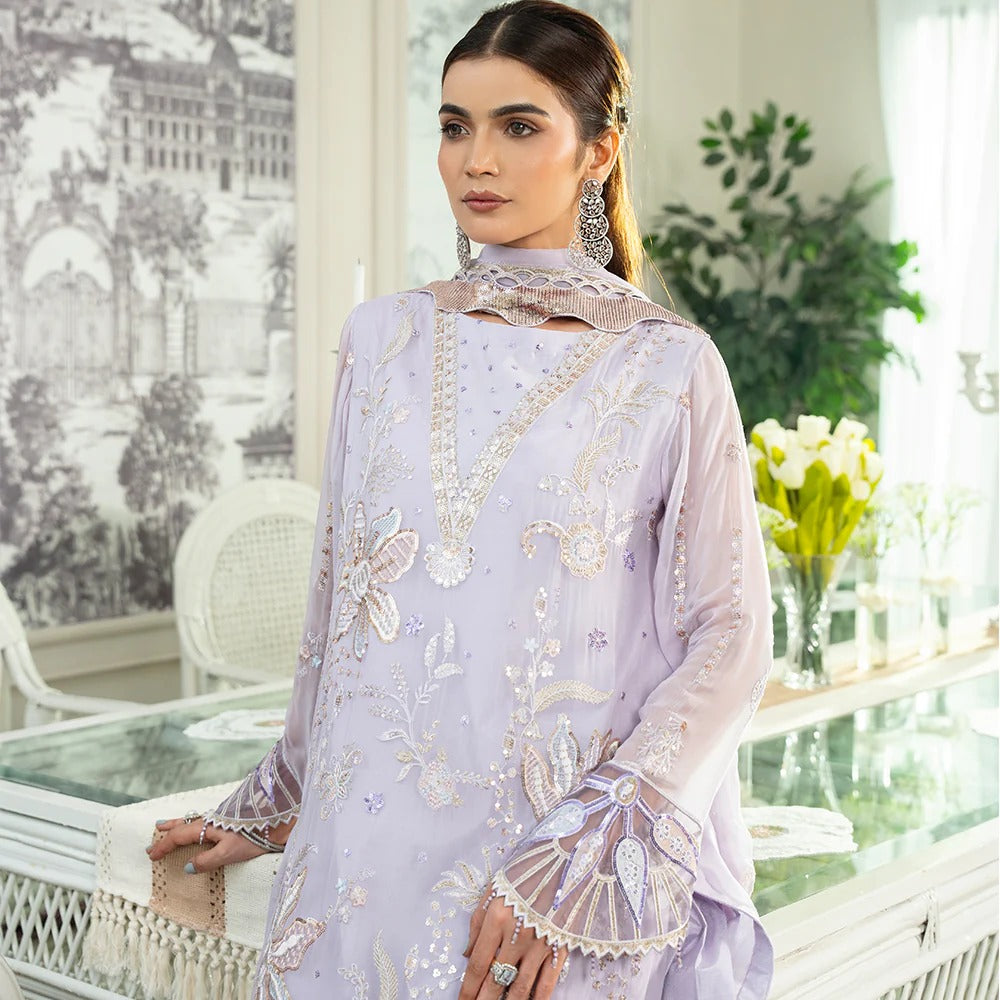 Mahroosh by Zebtan Embroidered Organza Unstitched 3Pcs