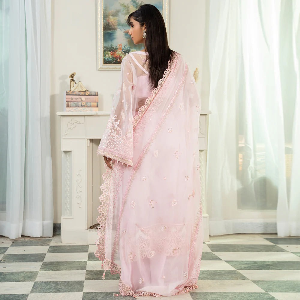 Mahroosh by Zebtan Embroidered Organza Unstitched 3Pcs