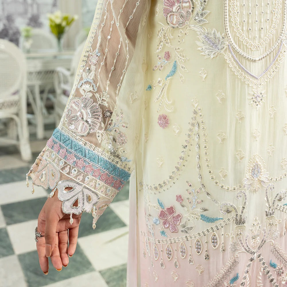 Mahroosh by Zebtan Embroidered Organza Unstitched 3Pcs