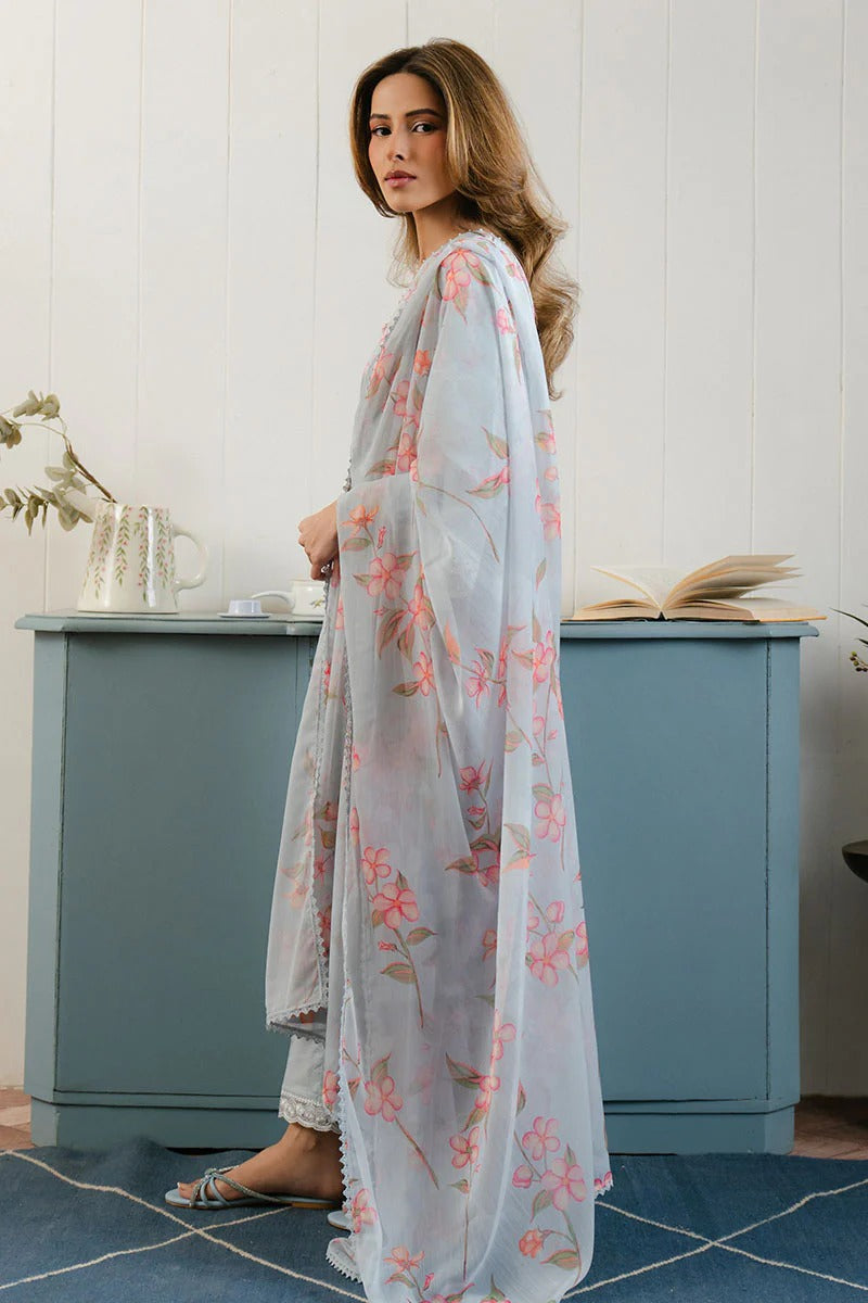 Cross Stitch Daily Digital Printed Lawn Collection'25 Unstitched 3pcs