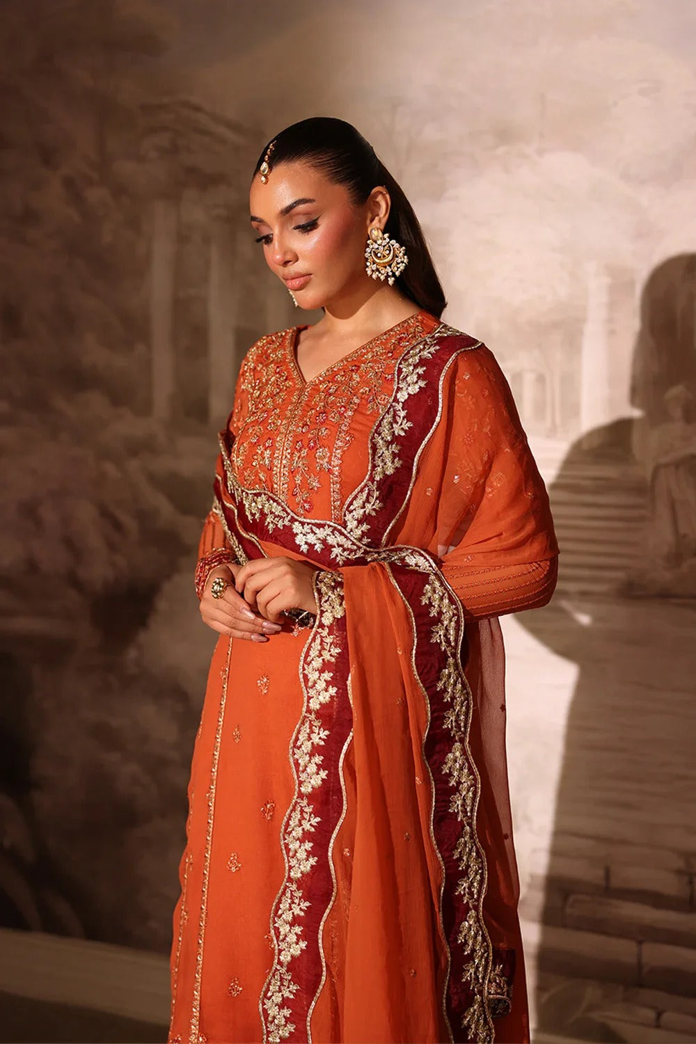 Azure Ensembles Festive'25 Chiffon Unstitched Three Piece