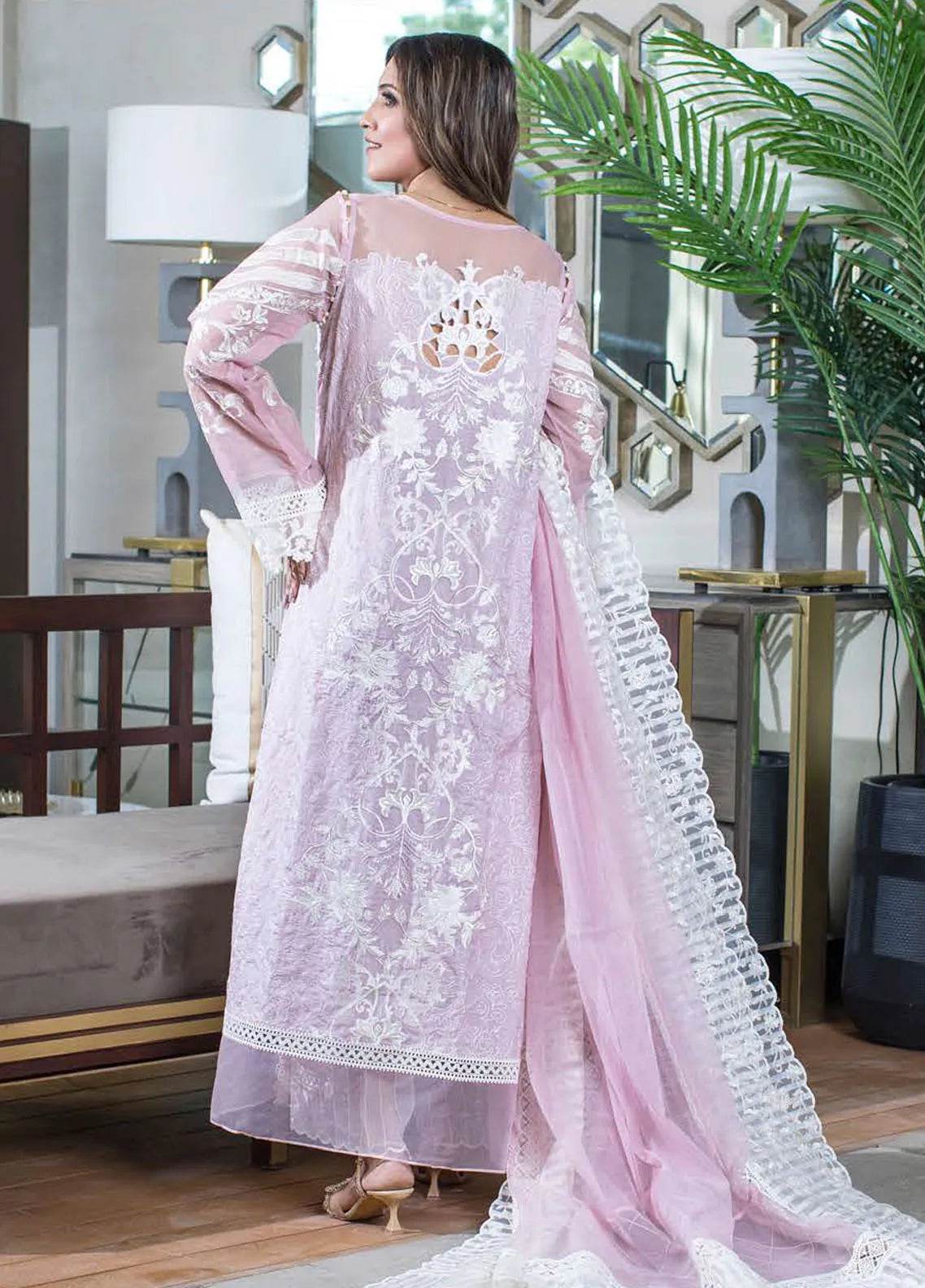 Shu Luxury Embroidered Unstitched 3Pcs - Jotey