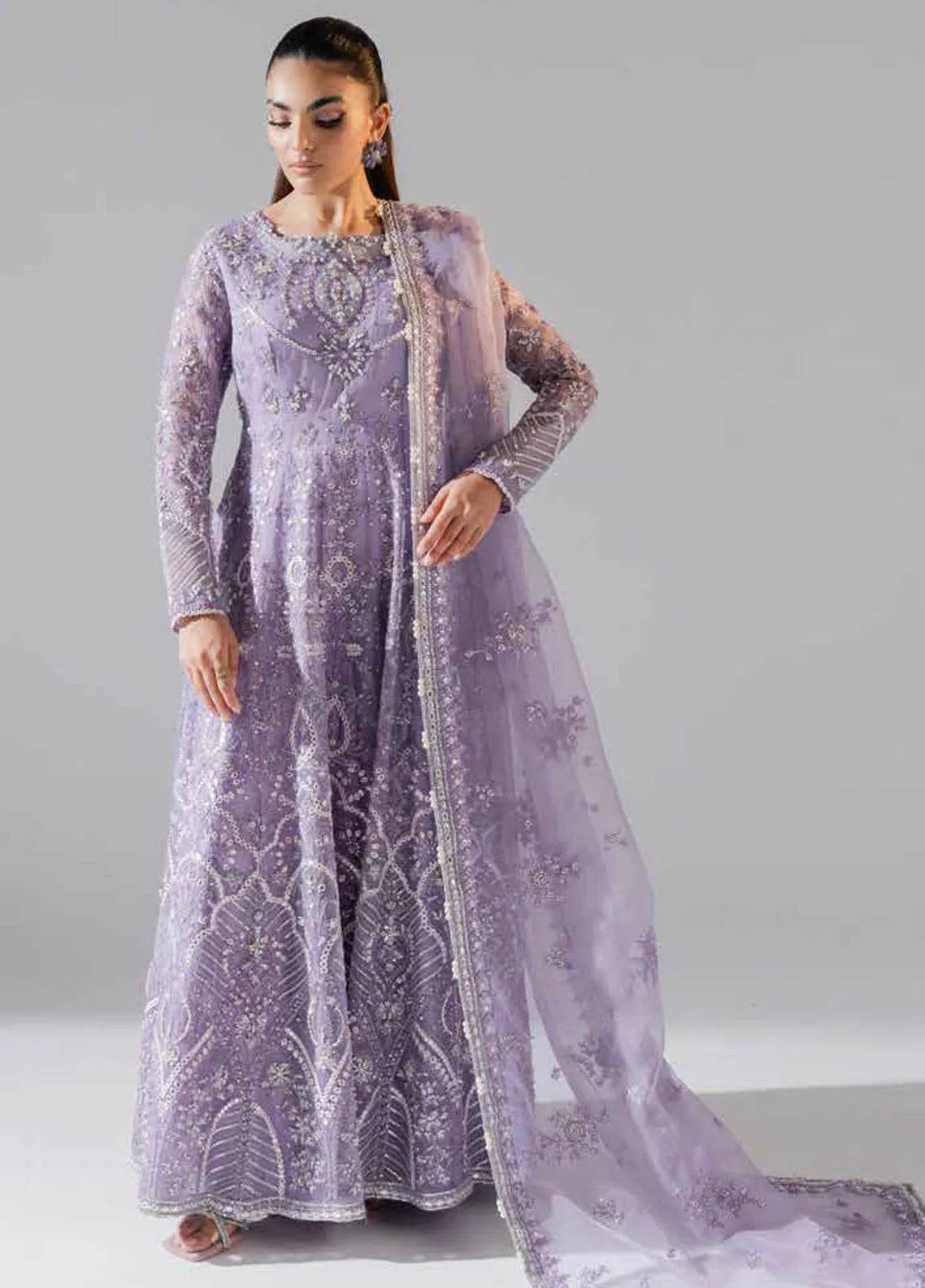 Zarez By Freesia Luxury Embroidered Unstitched 3pcs - Jotey