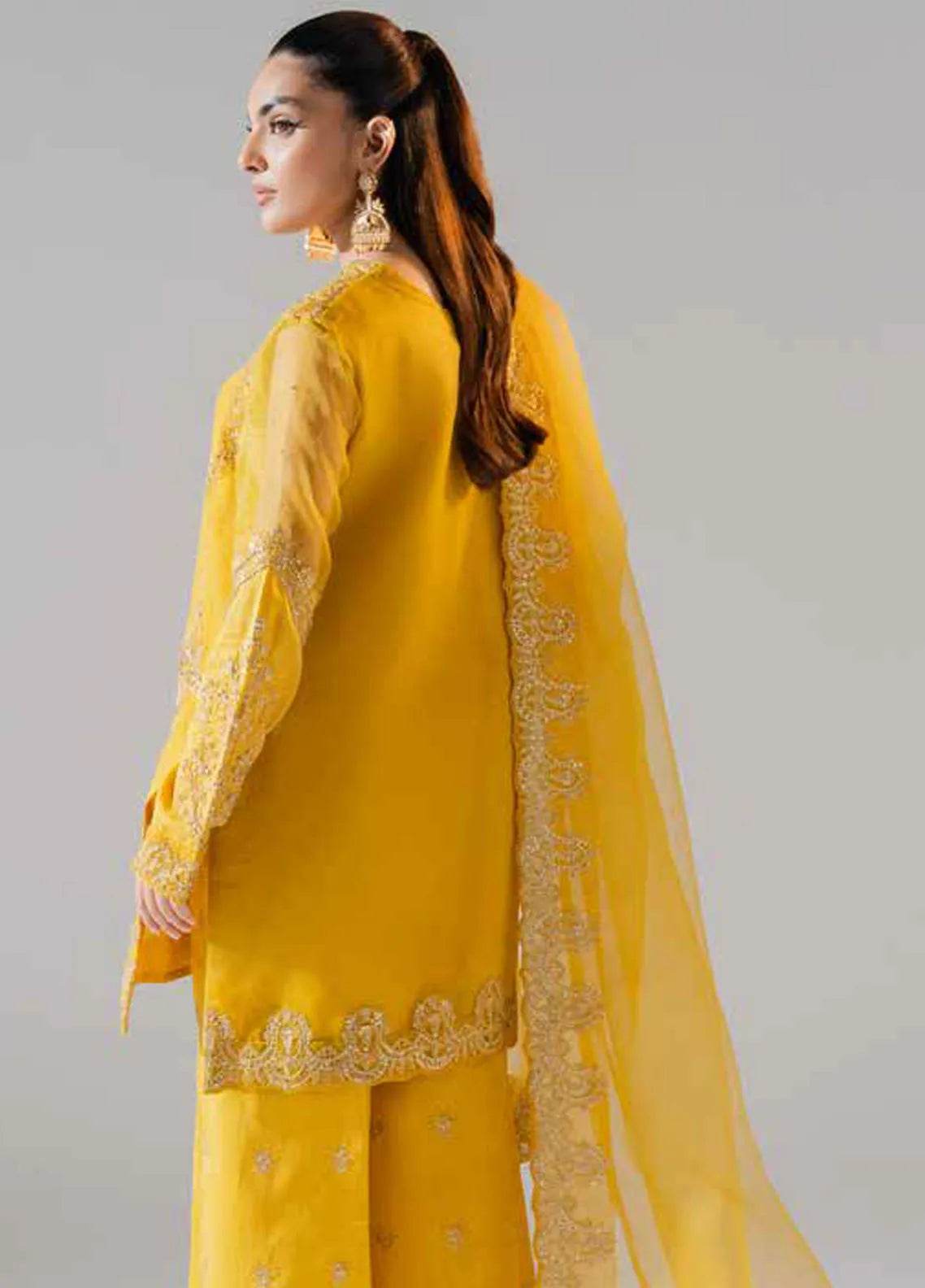 Zarez By Freesia Luxury Embroidered Unstitched 3pcs - Jotey