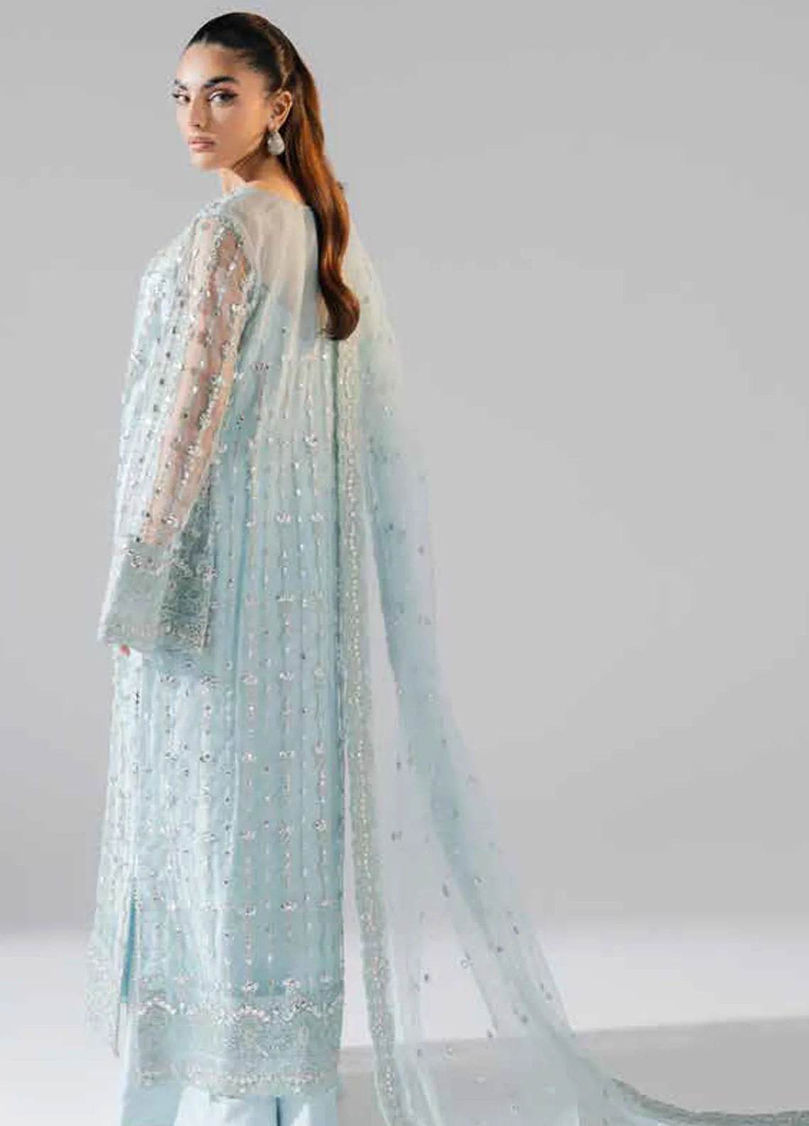 Zarez By Freesia Luxury Embroidered Unstitched 3pcs - Jotey