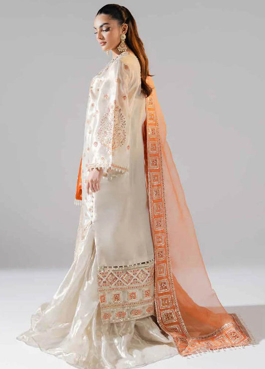 Zarez By Freesia Luxury Embroidered Unstitched 3pcs - Jotey