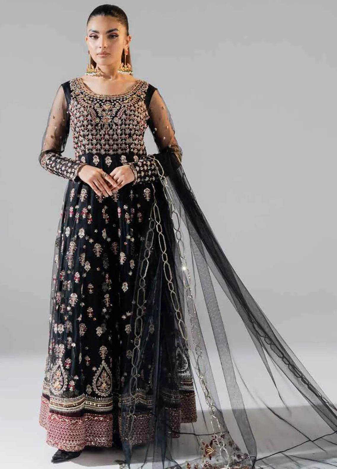 Zarez By Freesia Luxury Embroidered Unstitched 3pcs - Jotey