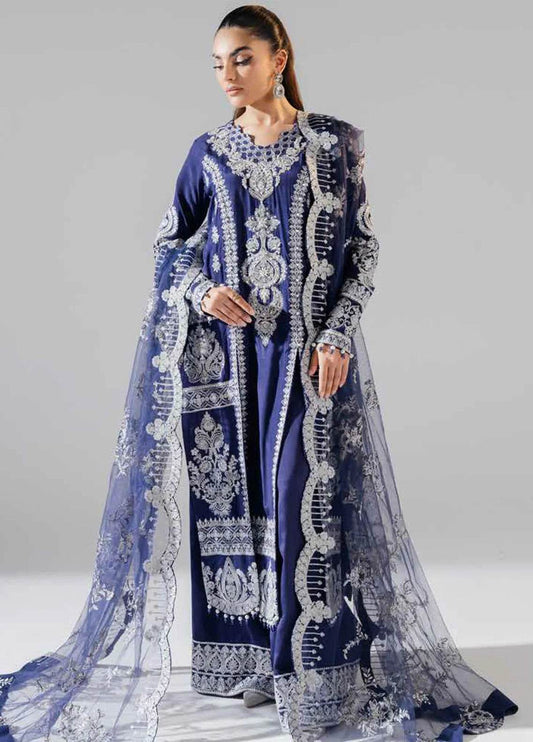 Zarez By Freesia Luxury Embroidered Unstitched 3pcs - Jotey