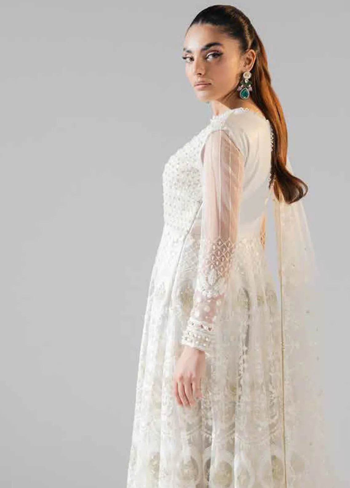 Zarez By Freesia Luxury Embroidered Unstitched 3pcs - Jotey