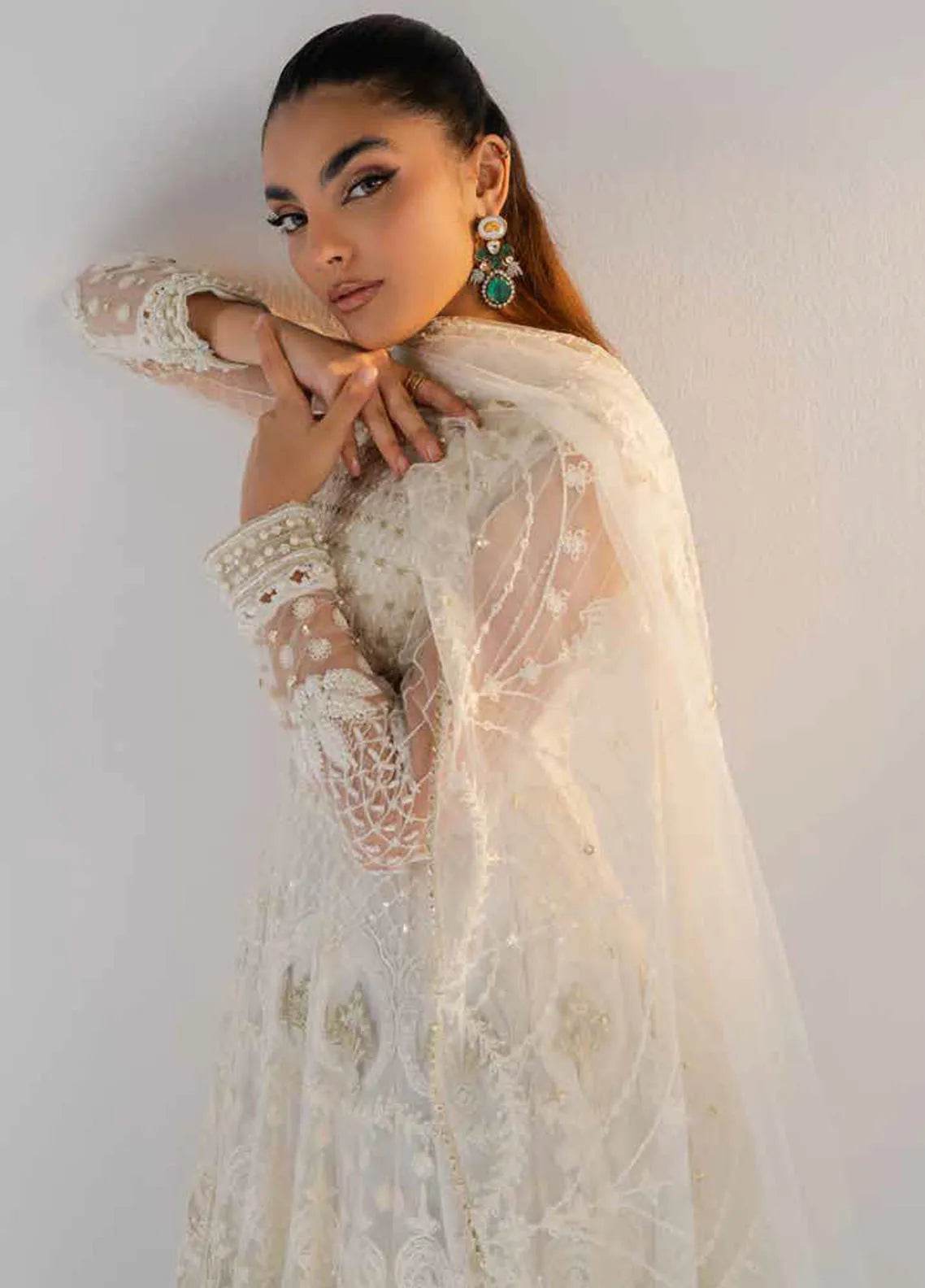 Zarez By Freesia Luxury Embroidered Unstitched 3pcs - Jotey